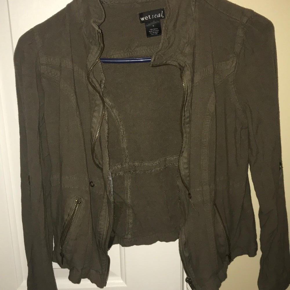 Olive green jacket